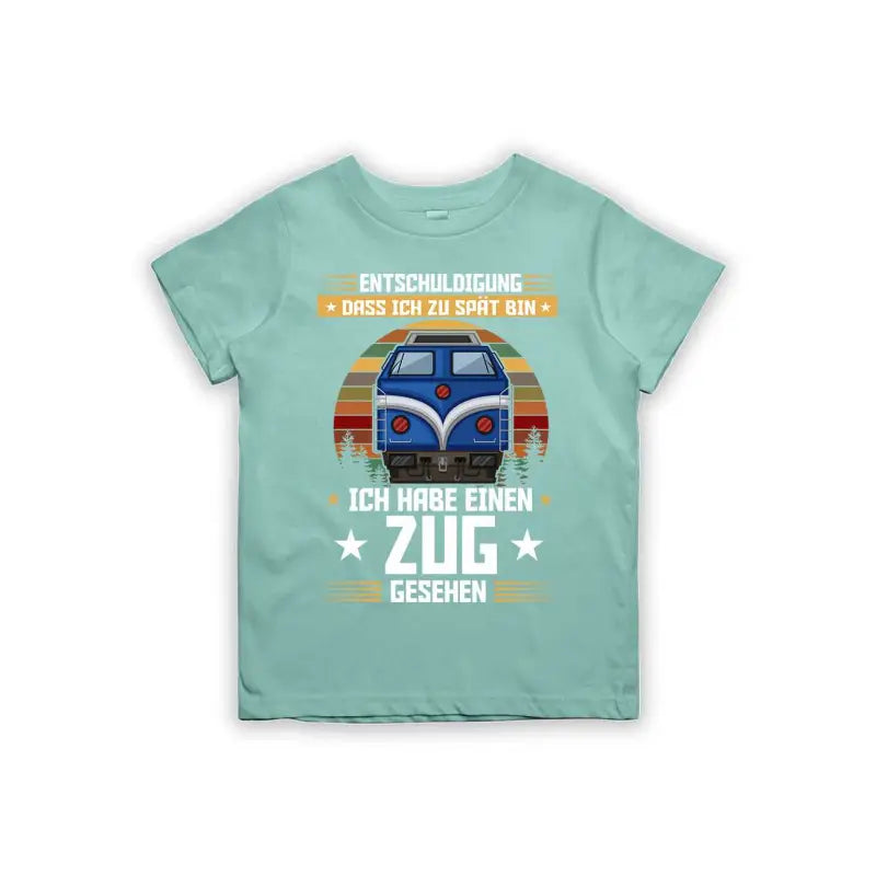 
                      
                        Entschuldigung dass ich zu spät bin... ich habe einen Zug gesehen Kinder T-Shirt
                      
                    