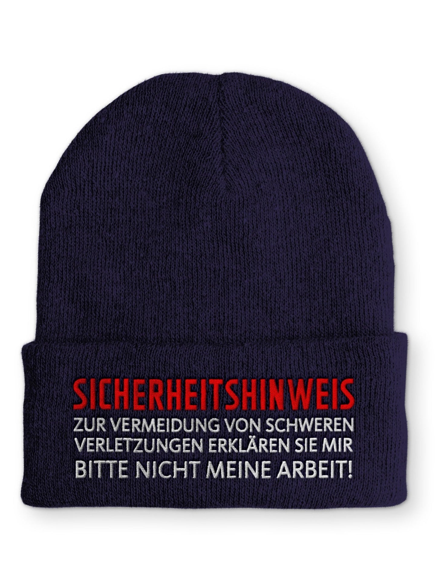 Erklären Sie mir nicht meine Arbeit! Beanie Mütze mit Spruch - tshirtladen - Mütze