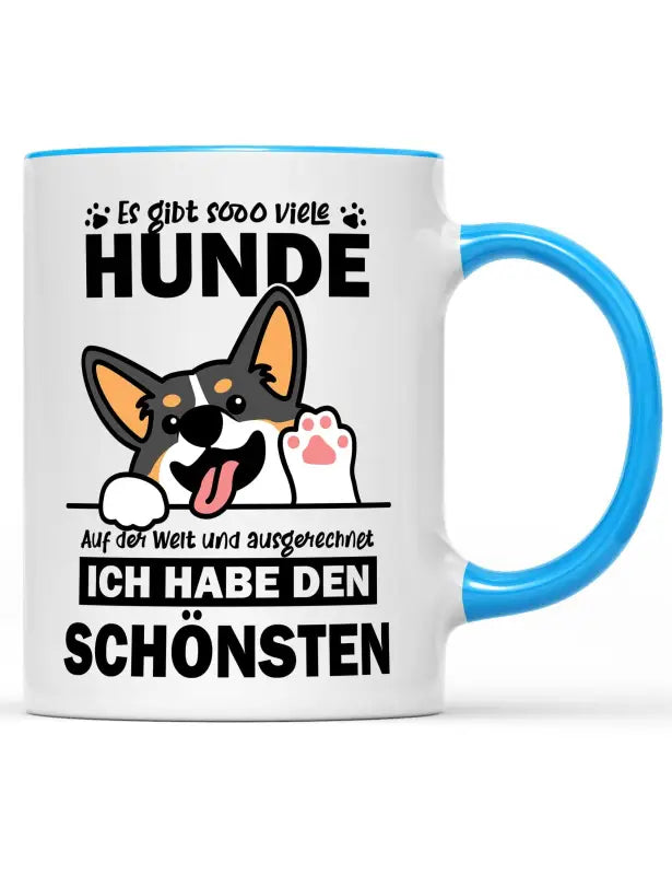 
                      
                        Es gibt sooo viele Hunde auf der Welt und ausgerechnet ICH habe den Schönsten Tasse
                      
                    