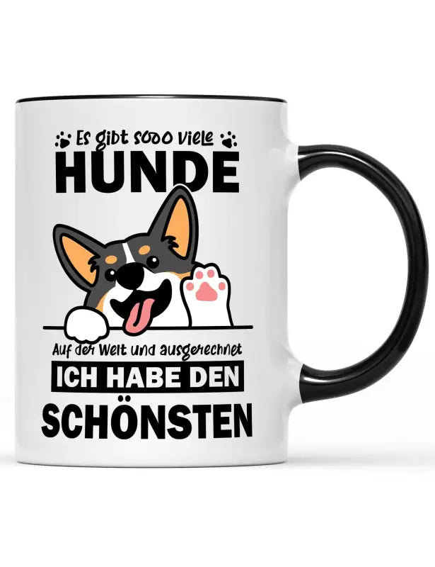 
                      
                        Es gibt sooo viele Hunde auf der Welt und ausgerechnet ICH habe den Schönsten Tasse
                      
                    