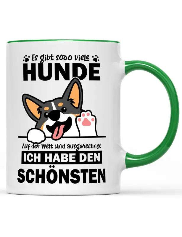 
                      
                        Es gibt sooo viele Hunde auf der Welt und ausgerechnet ICH habe den Schönsten Tasse
                      
                    