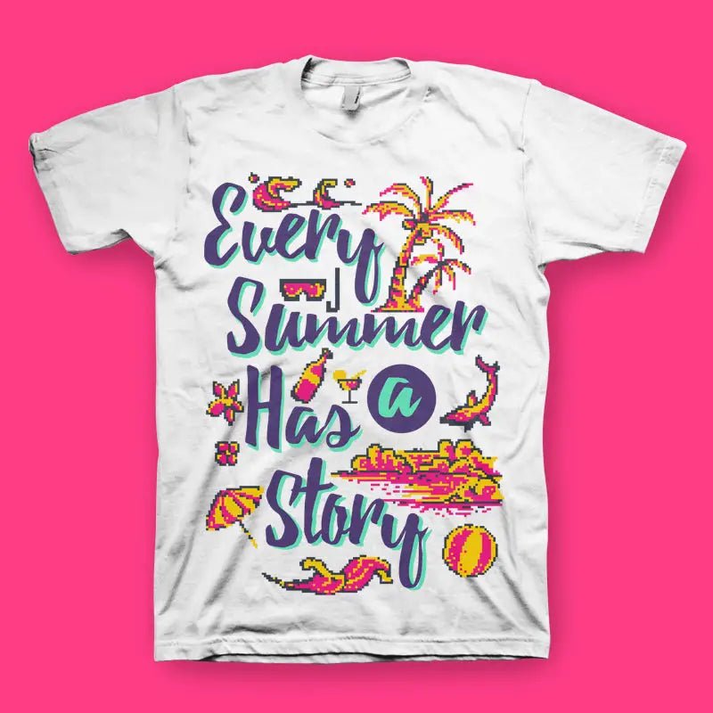 Every Summer Has A Story T-Shirt Herren - tshirtladen - 