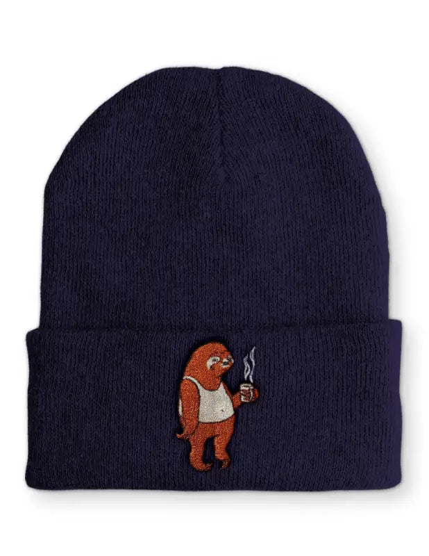 Faultier Wintermütze Spruchmütze Beanie perfekt für die kalte Jahreszeit