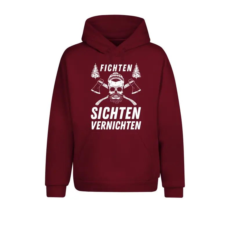 Fichten Sichten Vernichten 2.0 Hoodie Unisex - tshirtladen - 