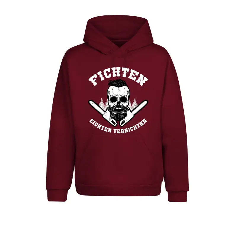 
                      
                        Fichten Sichten Vernichten Beard Hoodie Unisex - XS / Burgundy
                      
                    