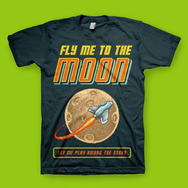 Fly Me To The Moon Herren T-Shirt - tshirtladen - 