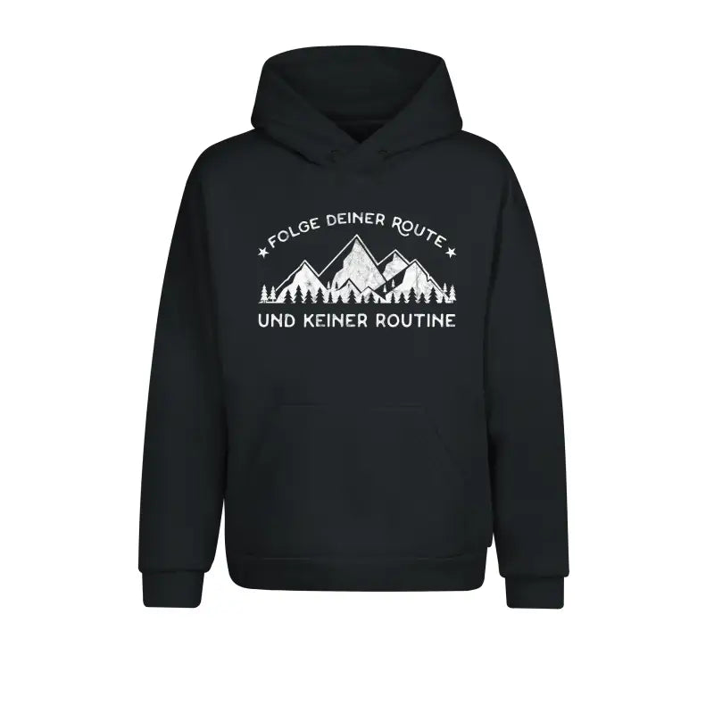 
                      
                        Folge deiner Route und keiner Routine Outdoor & Wandern Hoodie Unisex - XS / Charcoal (Heather)
                      
                    