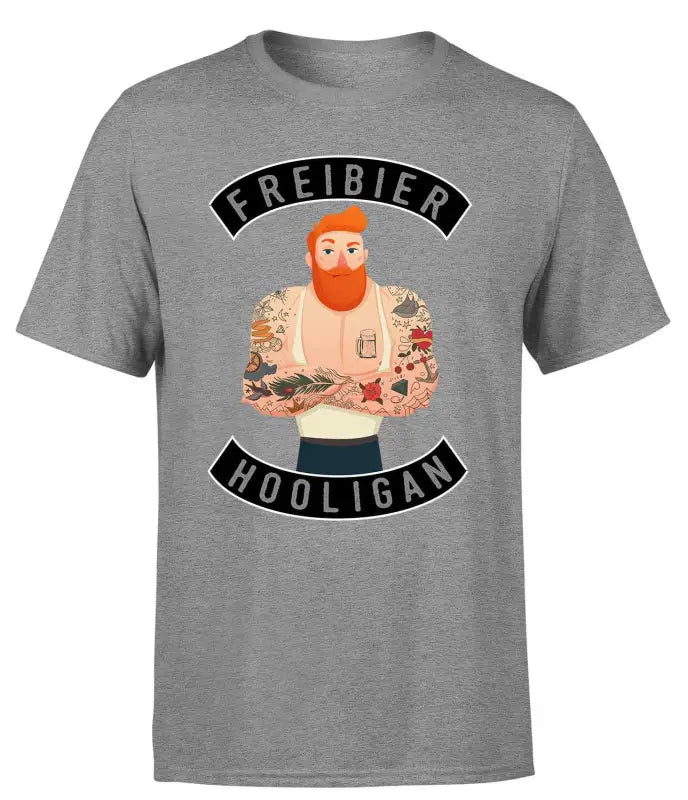 
                      
                        Freibier Hooligan Tattoo Funshirt Statementshirt T-Shirt Herren
                      
                    