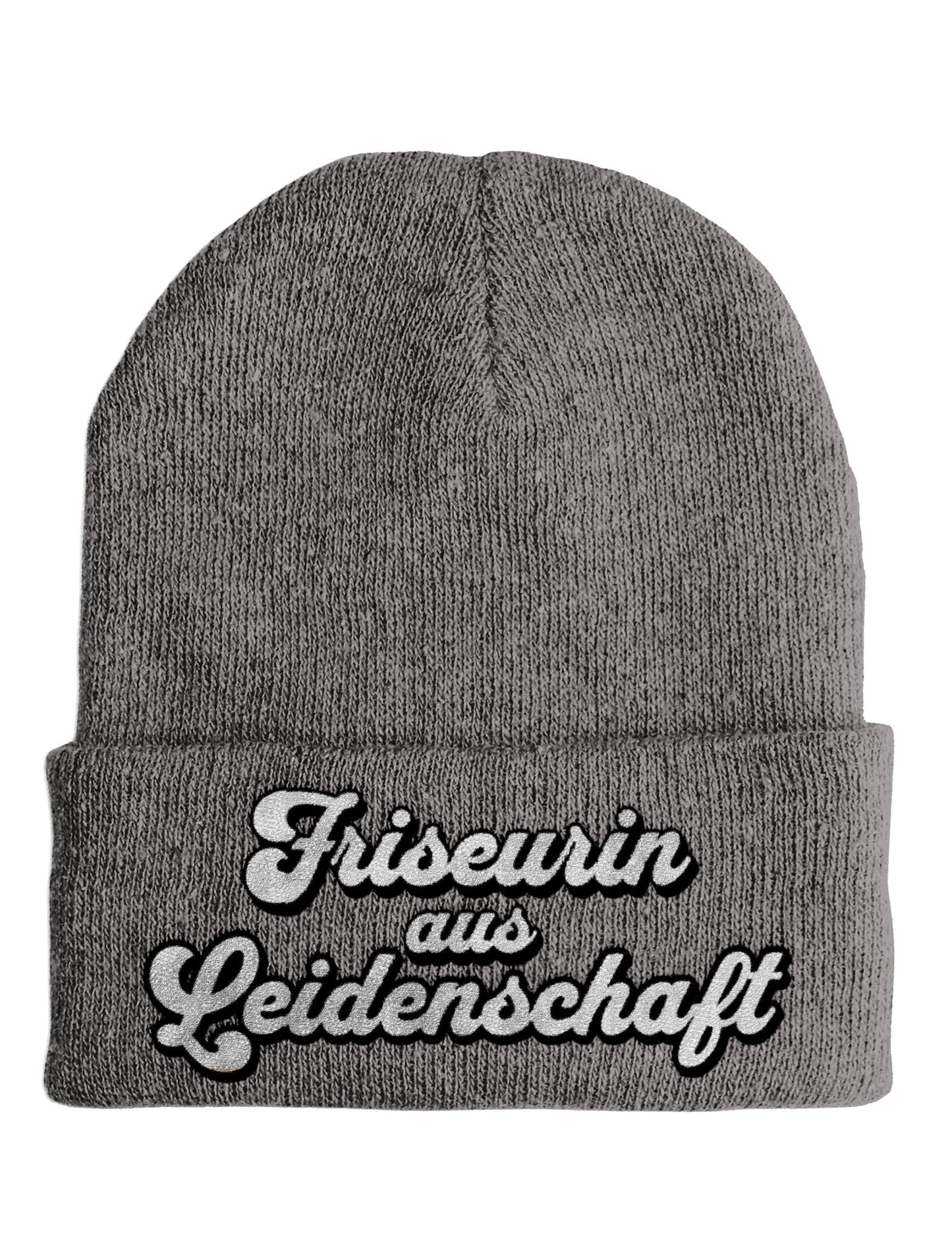 Friseurin aus Leidenschaft - Beanie - Mütze mit Spruch - tshirtladen - Mütze