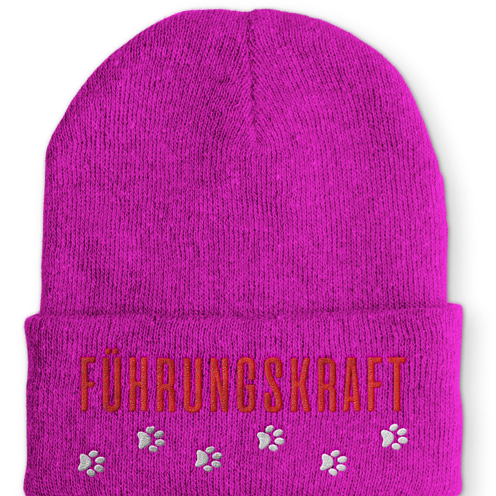 
                  
                    Führungskraft Hundefan Statement Beanie Mütze mit Spruch - Pink - Mütze
                  
                