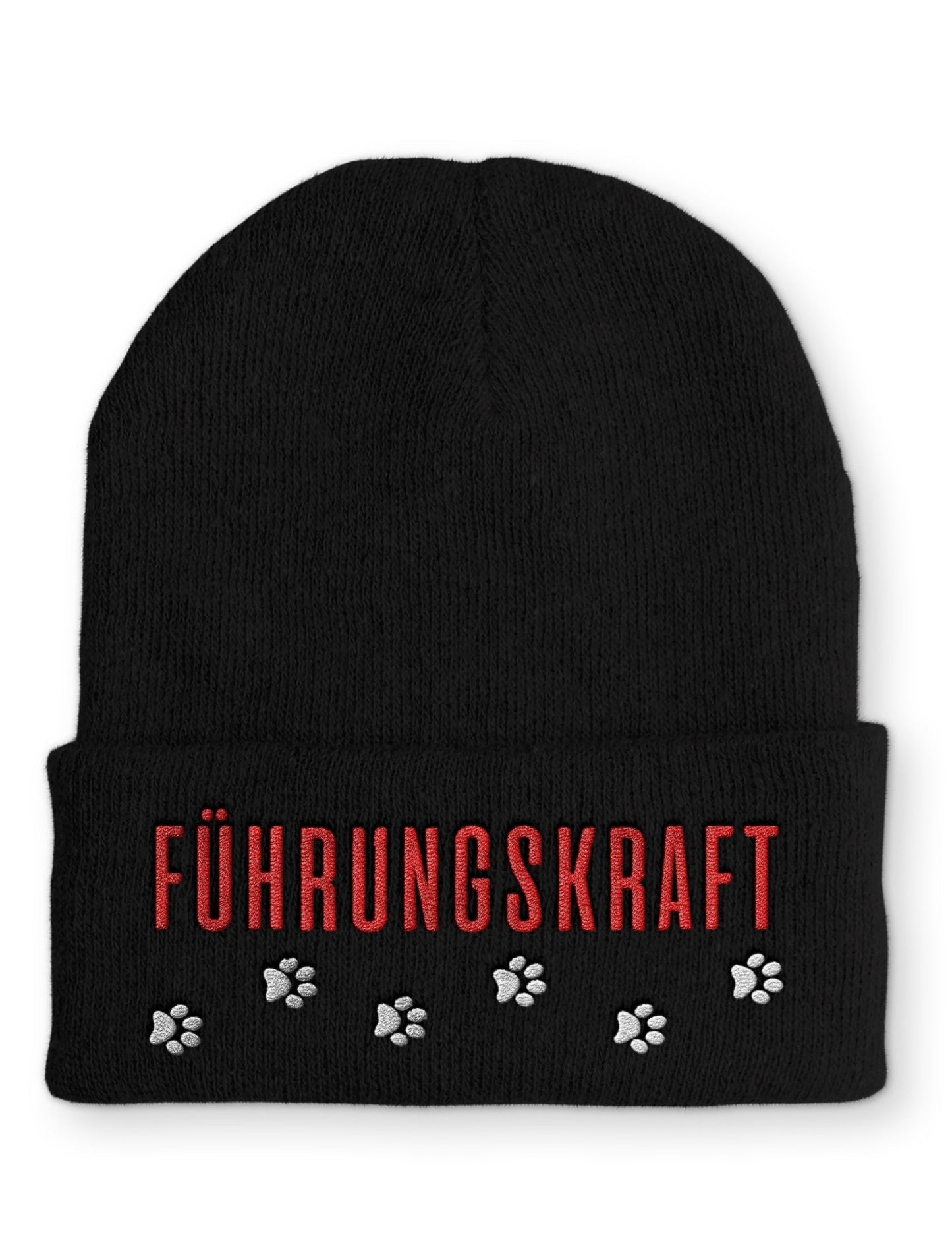 Führungskraft Hundefan Statement Beanie Mütze mit Spruch - tshirtladen - Mütze