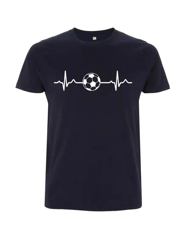 Fußball Herzschlag Big Fußballspruch Herren T-Shirt