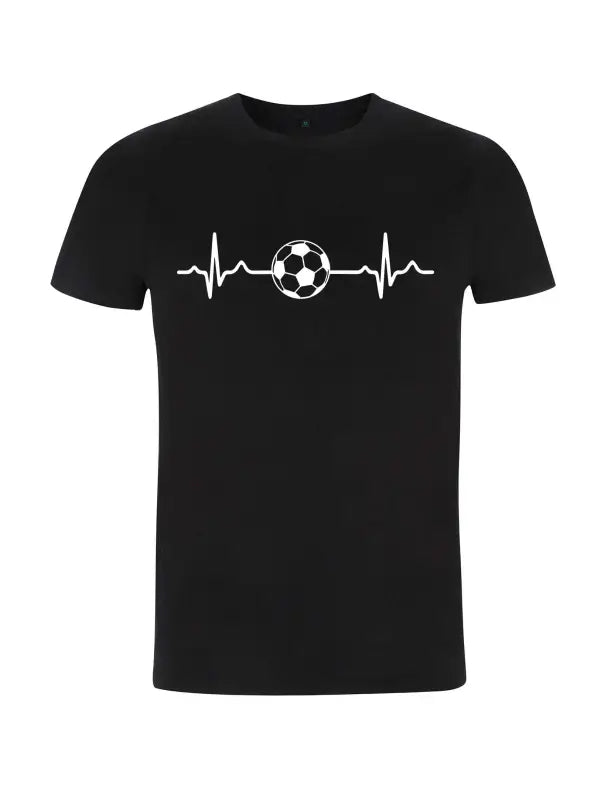 Fußball Herzschlag Big Fußballspruch Herren T-Shirt