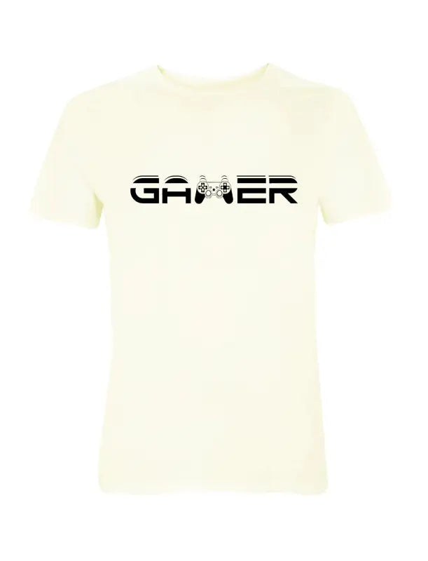 Gamer Gamepad Herren T - Shirt - S / Stone Wash White