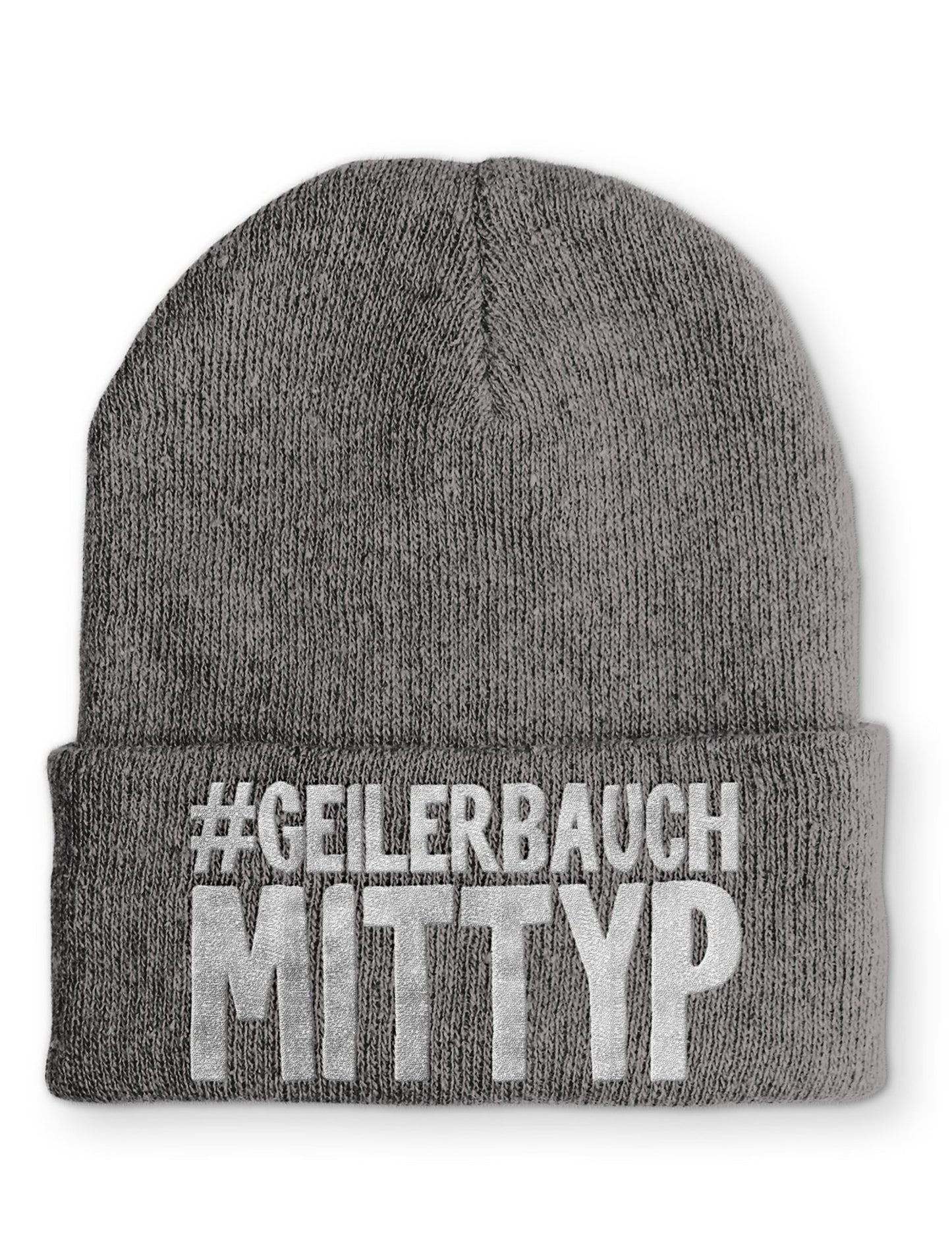 Geiler Bauch mit Typ Beanie Mütze mit Spruch - tshirtladen - Mütze