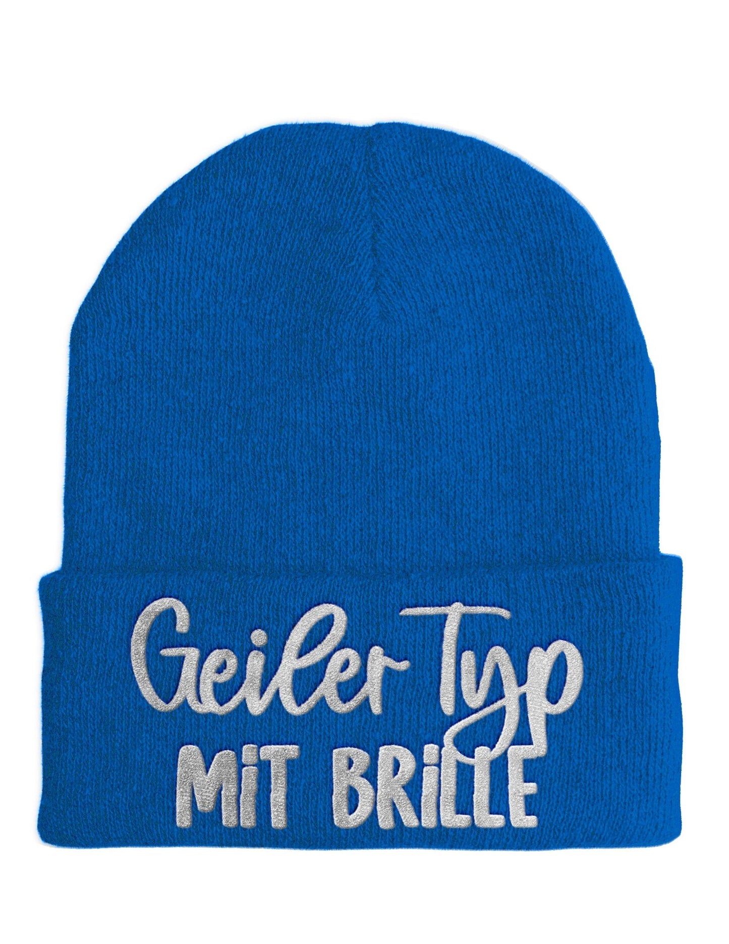 Geiler Typ mit Brille - Beanie - Mütze mit Spruch - tshirtladen - Mütze