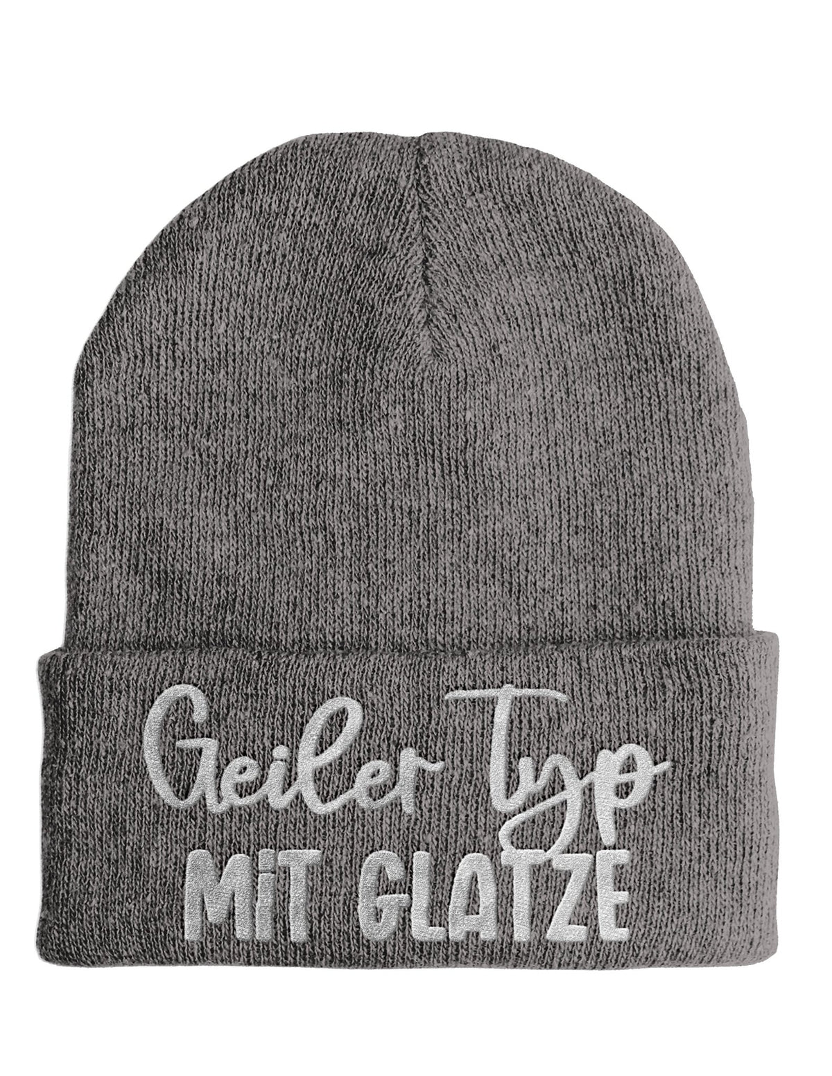 Mütze Beanie Geiler Typ Mit Glatze Strick Winterm? Produktbild