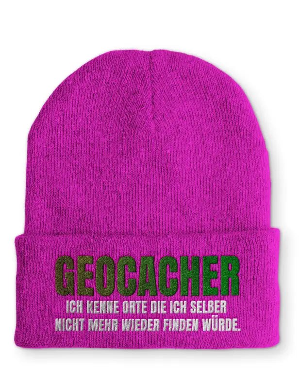 
                  
                    Geocacher Ich kenne Orte die ich selber nicht mehr wieder finden würde. Statement Beanie Mütze mit Spruch - tshirtladen - Mütze
                  
                