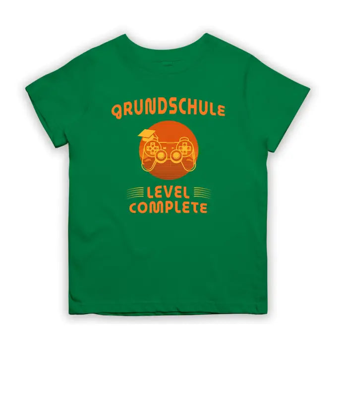 Grundschule Level Complete Kinder T - Shirt - 104 - 110 / Grün