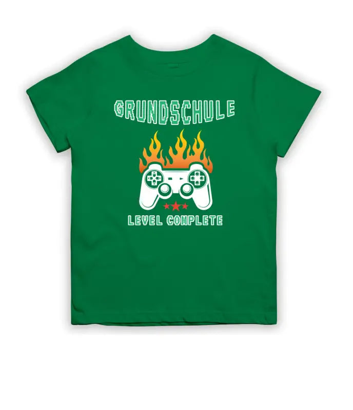 Grundschule Level Complete Kinder T - Shirt - 104 - 110 / Grün