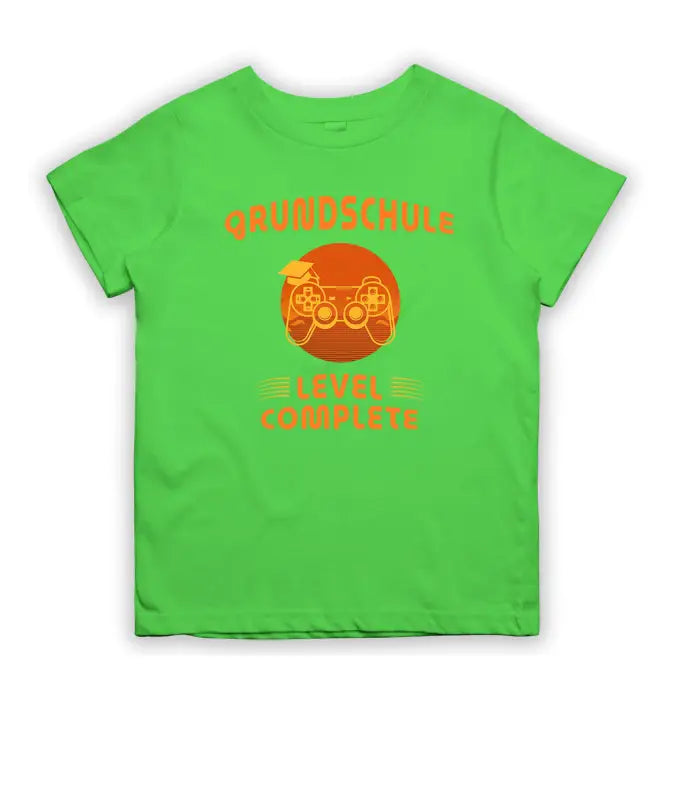 Grundschule Level Complete Kinder T - Shirt - 104 - 110 / Lime