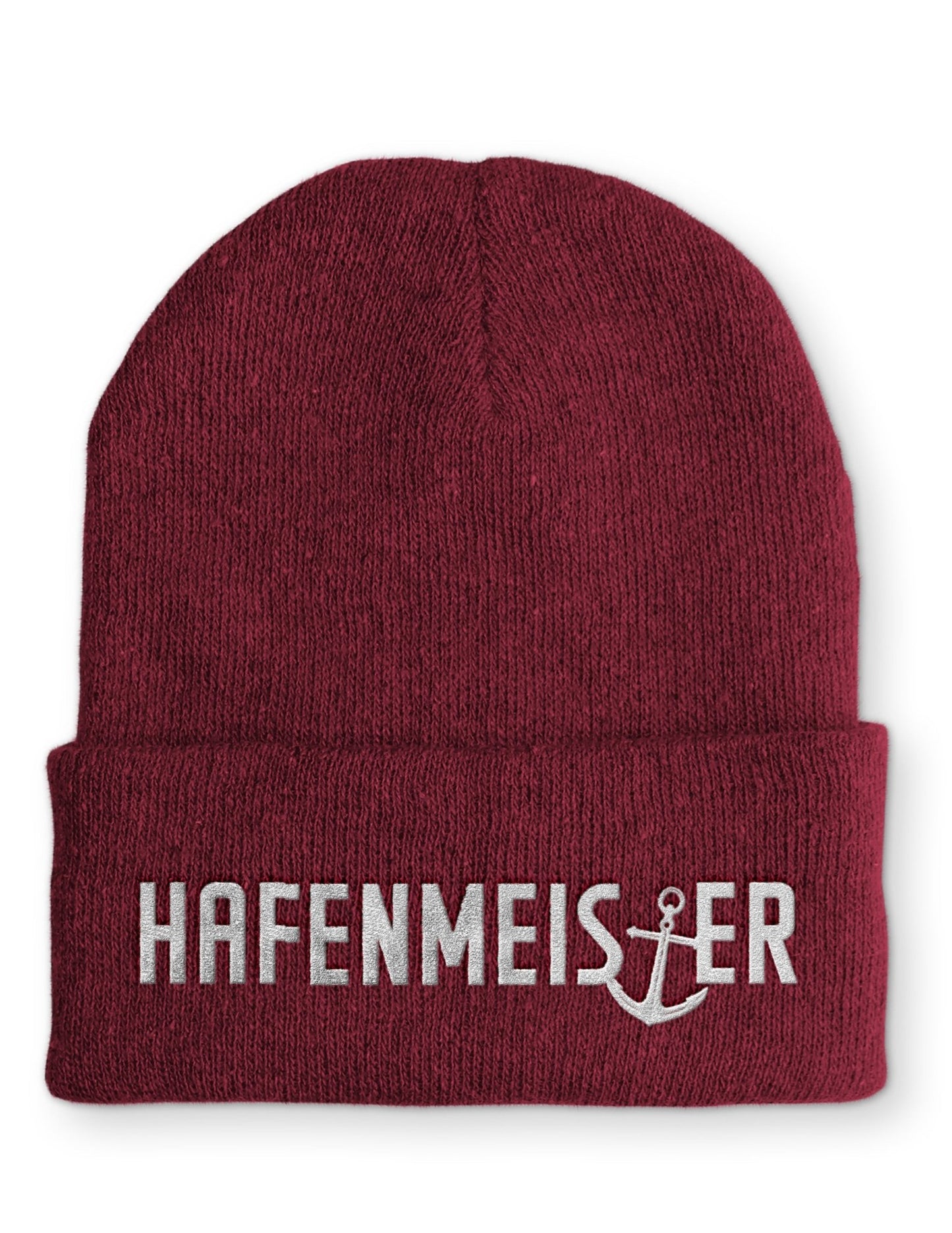Hafenmeister Beanie Mütze mit Spruch - tshirtladen - Mütze