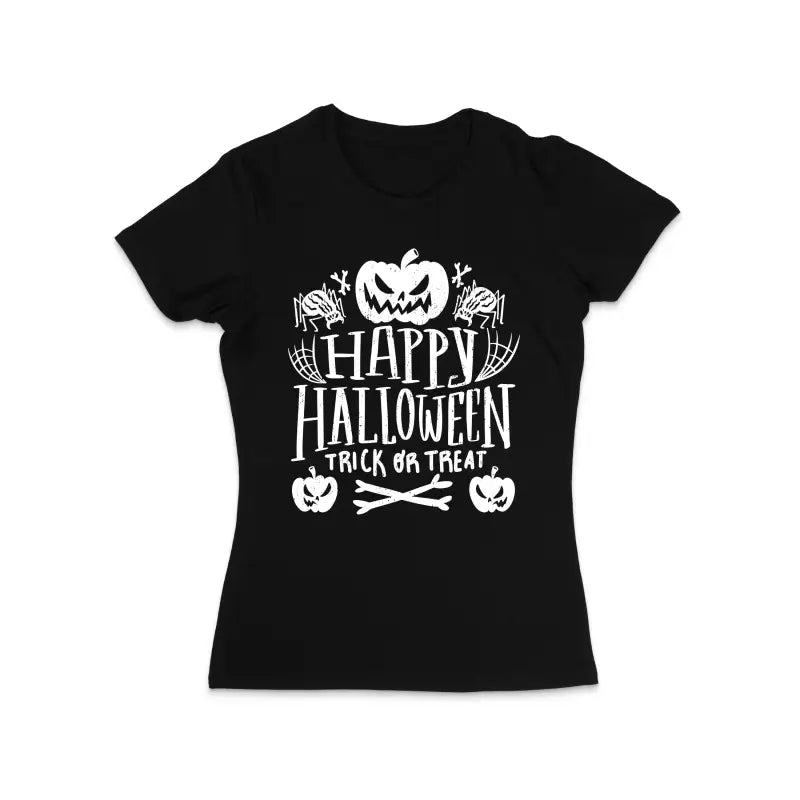 Happy Halloween trick or treat Damen T - Shirt - S / Schwarz