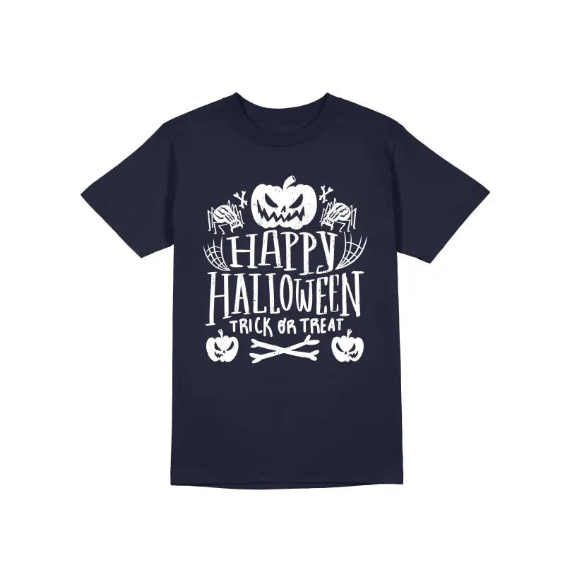 Happy Halloween trick or treat Herren Unisex T - Shirt - S / Navy