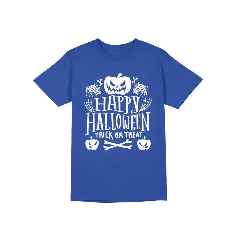 Happy Halloween trick or treat Herren Unisex T - Shirt - S / Royal