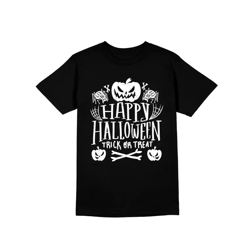 Happy Halloween trick or treat Herren Unisex T - Shirt - S / Schwarz