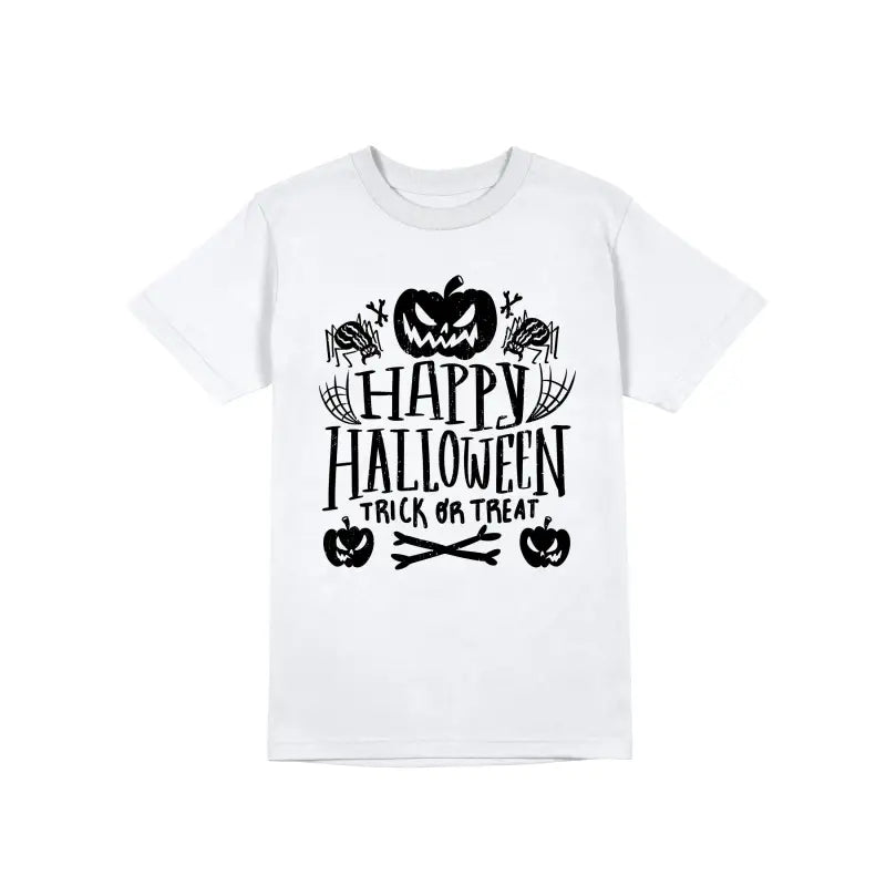 Happy Halloween trick or treat Herren Unisex T - Shirt - S / Weiß