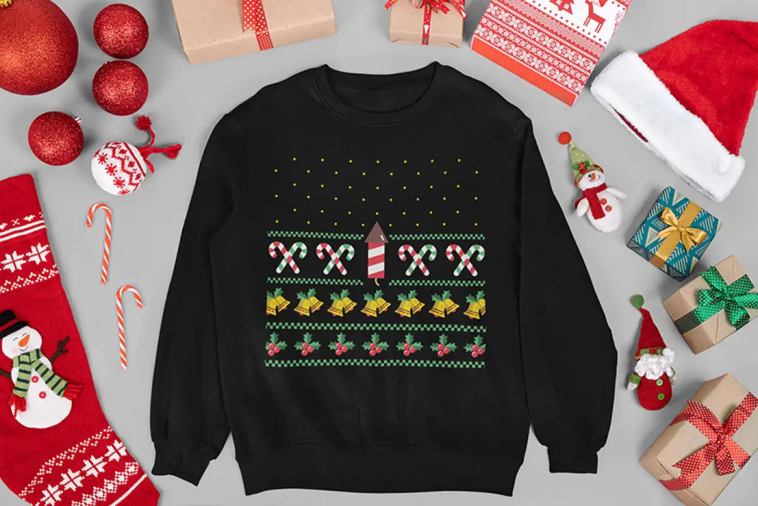 Happy Holidays Ugly Christmassweater - XS
