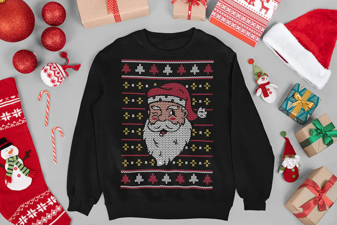 Happy Santa Ugly Christmassweater - XS