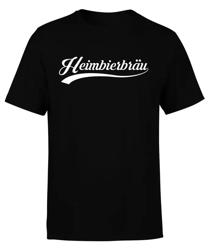 Heimbierbräu Basic T - Shirt Herren - S / Schwarz