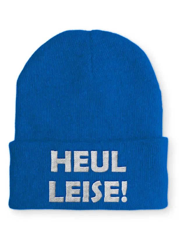 
                      
                        Heul Leise! Statement Mütze mit Spruch - Blau
                      
                    