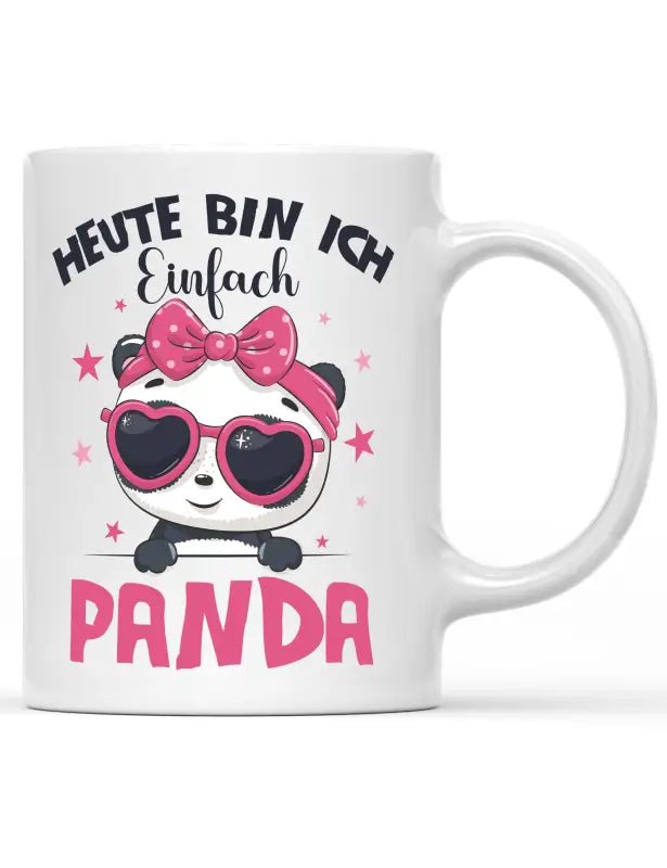 Heute bin ich einfach PANDA Tasse - tshirtladen - 