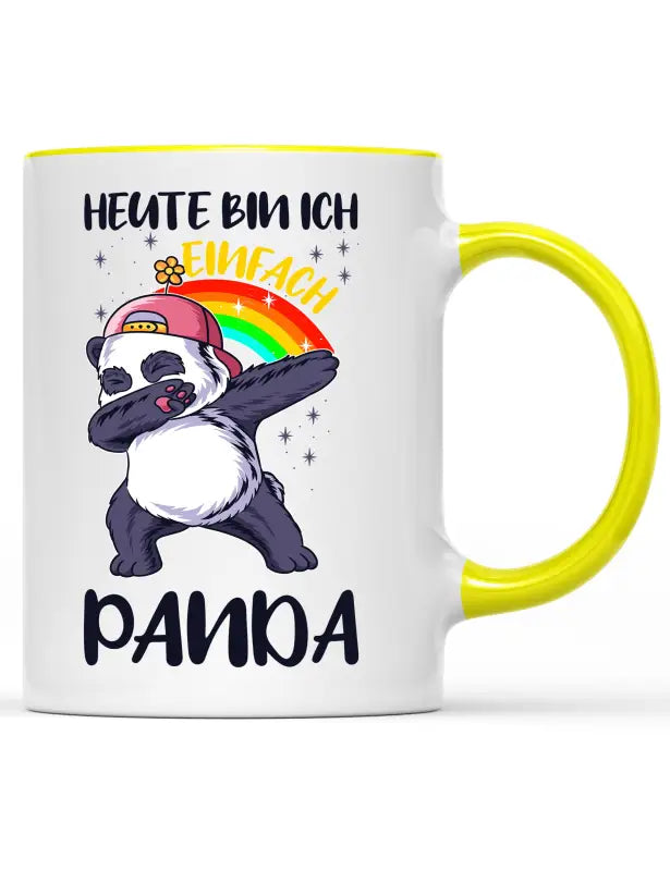 
                      
                        Heute bin ich einfach PANDA Tasse - Gelb
                      
                    