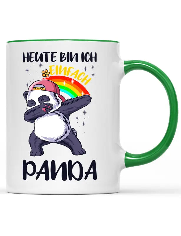 
                      
                        Heute bin ich einfach PANDA Tasse - Grün
                      
                    