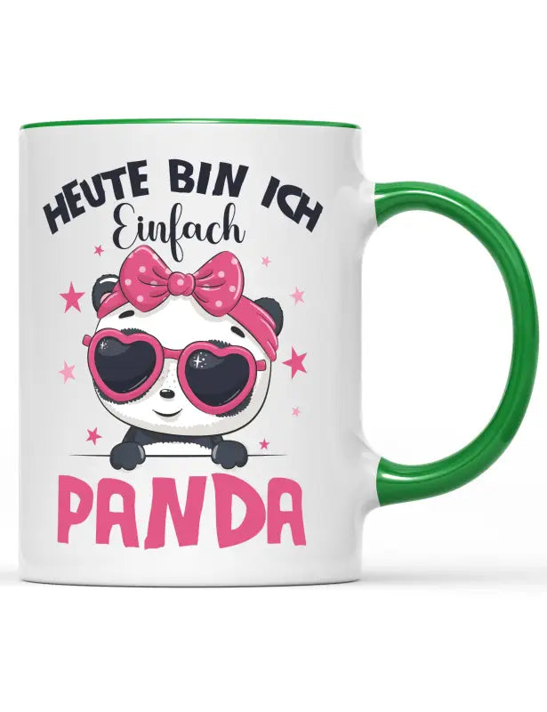 
                      
                        Heute bin ich einfach PANDA Tasse - Grün
                      
                    