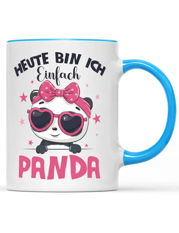 
                      
                        Heute bin ich einfach PANDA Tasse - Hellblau
                      
                    