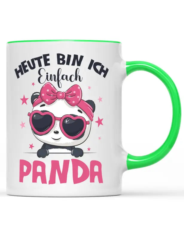 
                      
                        Heute bin ich einfach PANDA Tasse - Hellgrün
                      
                    