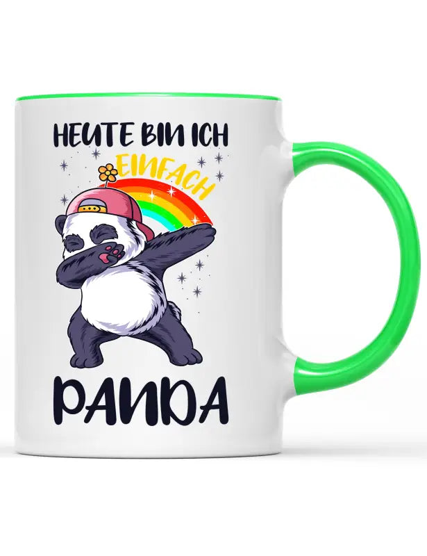 
                      
                        Heute bin ich einfach PANDA Tasse - Hellgrün
                      
                    