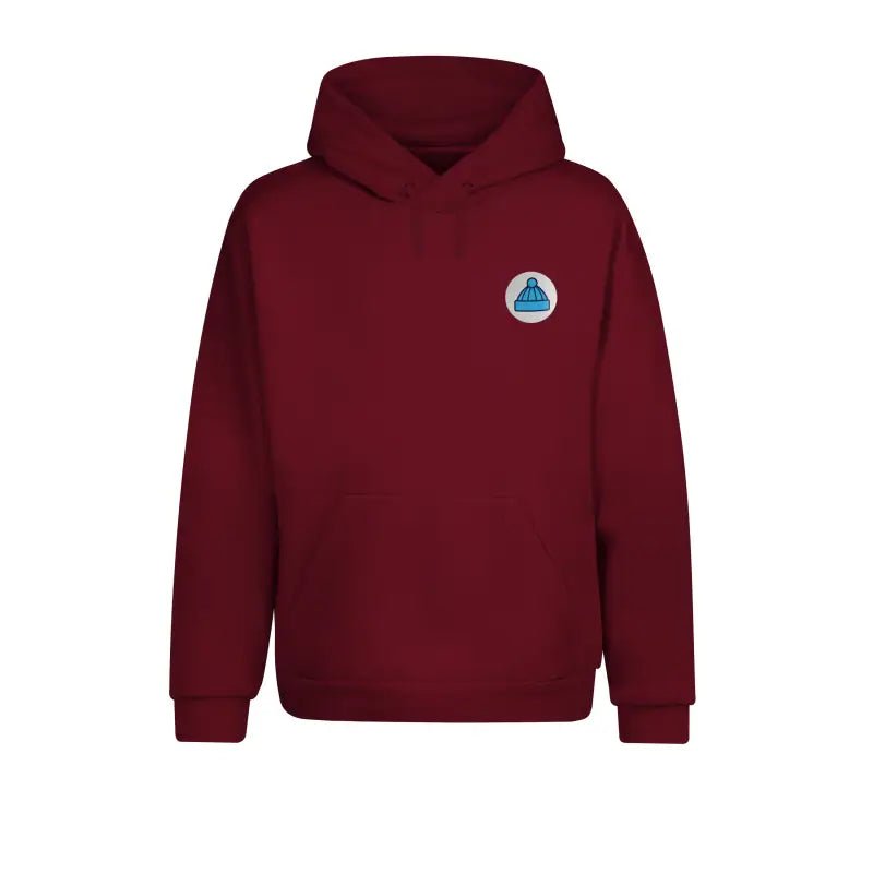 Hoodie Beanie Logo gestickt Ski Hoodie Unisex - tshirtladen - 