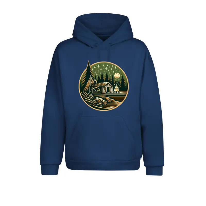 Hütte Mitternacht Statement Hoodie Unisex - XS / Ink