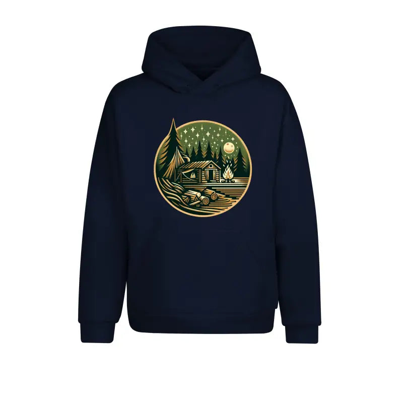 
                      
                        Hütte Mitternacht Statement Hoodie Unisex - XS / Navy
                      
                    