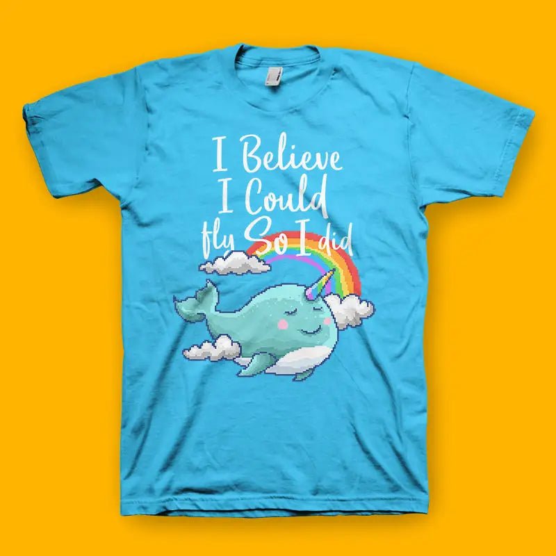 I Believe I Can Fly Herren T-Shirt Unisex I - tshirtladen - 