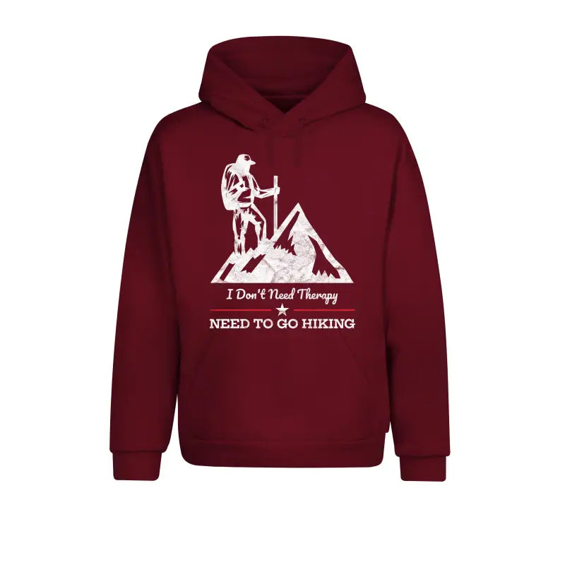 I dont need therapy Hoodie Unisex - XS / Burgundy