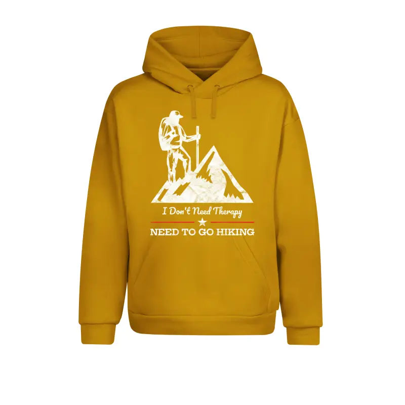 I dont need therapy Hoodie Unisex - XS / Mustard