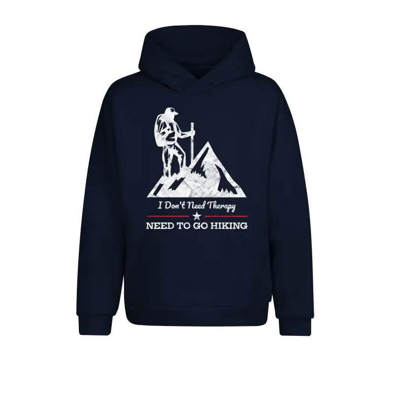 I dont need therapy Hoodie Unisex - XS / Navy