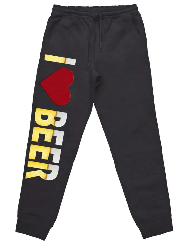 
                  
                    I Love Beer Jogginghose mit lustigem Spruch - Melange Grau / S
                  
                